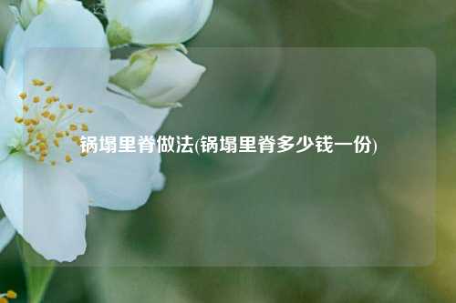 锅塌里脊做法(锅塌里脊多少钱一份)